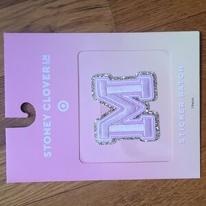 Stoney Clover Lane x Target Letter Sticker Patch 'M' Glitter Limited Edition NEW